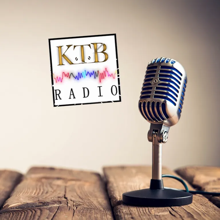 Micro vintage et logo K.T.B Radio
